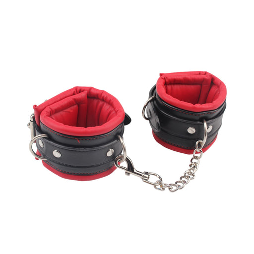 Chisa - Behave! Super Soft - Zachte Gevoerde Enkelboeien - Rood/Zwart-Erotiekvoordeel.nl