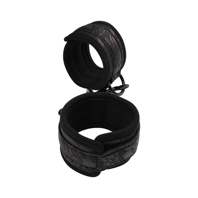 Chisa - Behave! Temptation Bondage Kit - Polsboeien en Blinddoek - Zwart-Erotiekvoordeel.nl