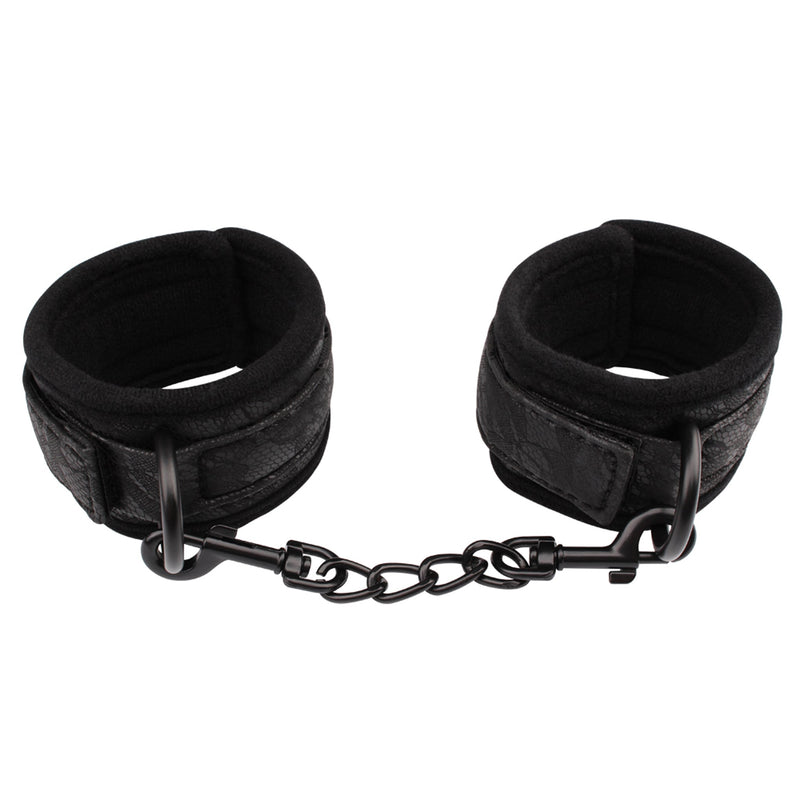 Chisa - Behave! Temptation Bondage Kit - Polsboeien en Blinddoek - Zwart-Erotiekvoordeel.nl