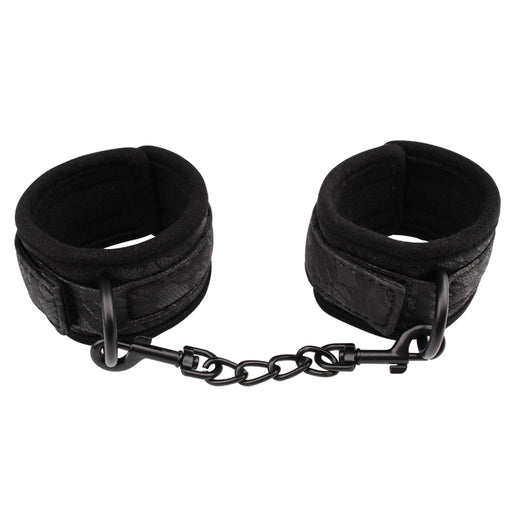 Chisa - Behave! Temptation Bondage Kit - Polsboeien en Blinddoek - Zwart-Erotiekvoordeel.nl