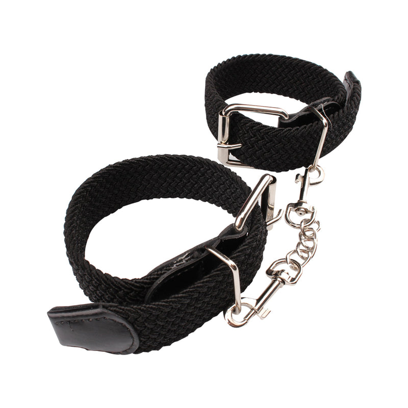 Chisa - Behave! Under Control Cuffs - Boeienset voor polsen of enkels - Zwart-Erotiekvoordeel.nl