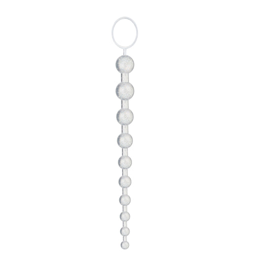 Being Fetish - Anaal Kralen - 32,5 cm - PVC - Transparant-Erotiekvoordeel.nl