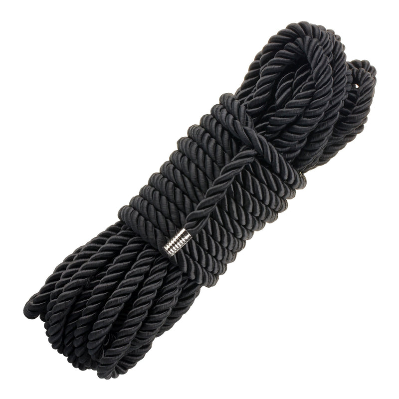 Being Fetish - Magic Touch Deluxe Silky Bondage-Seil - 10 Meter - Schwarz-Laced-up.nl