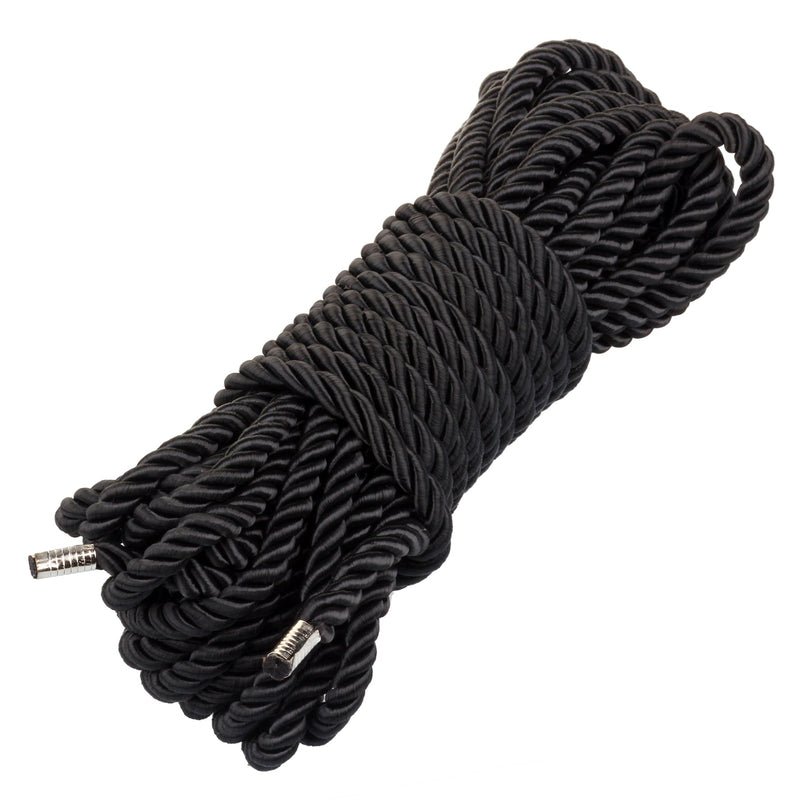 Being Fetish - Magic Touch Deluxe Silky Bondage-Seil - 10 Meter - Schwarz - Laced-up.nl