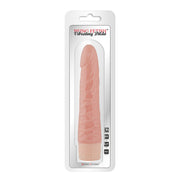 Being Fetish - PVC - Vibrerende Dildo - 19,8 cm – Lichte huidskleur-Erotiekvoordeel.nl