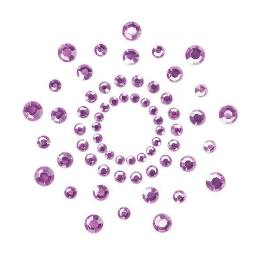 Bijoux Indiscrets - Mimi - Tepelhoedjes van briljanten - Tepelstickers Strass - Paars-Laced-up.nl