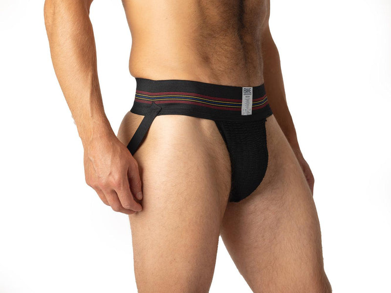 Bike Original - Jockstrap Herenslip - Elastische Tailleband 7,5 cm - Zwart-laced-up.nl