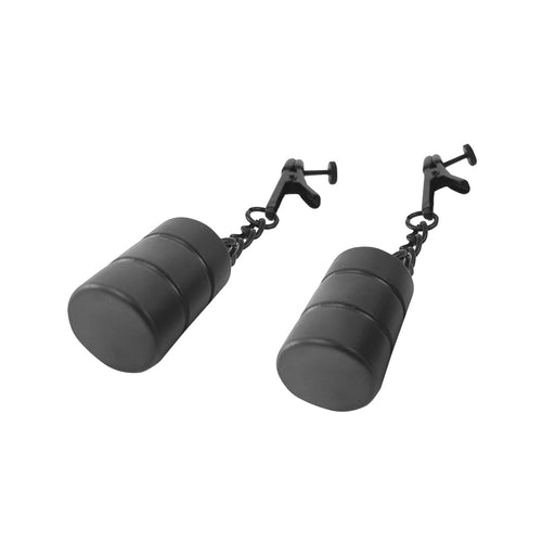 Black Label - Alligator Tepelklemmen met Gewichten - Zwart-Laced-up.nl