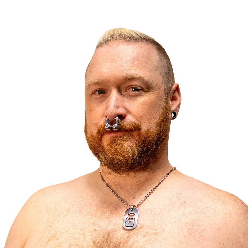 Black Label - BOTTLE - Kink Fetish Dog tag - Day Collar-Erotiekvoordeel.nl