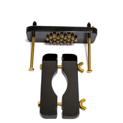 Black Label - Ball Crusher met Spikes - Zwart/Goud-Erotiekvoordeel.nl
