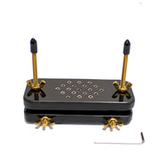 Black Label - Ball Crusher met Spikes - Zwart/Goud-Erotiekvoordeel.nl