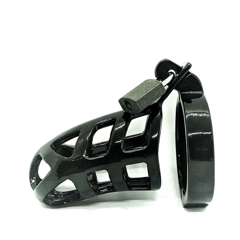 Black Label - Black Line - Zwarte Kuisheidskooi - RVS - Diameter 45 en 50 mm-Laced-up.nl
