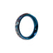 Black Label - Blue Wave Cockring - RVS - Blauw/Zilver-Laced-up.nl