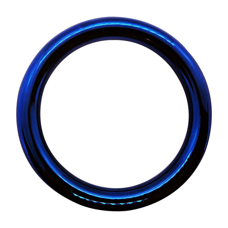 Black Label - BlueBoy - Donut Cockring - RVS - Blauw-Laced-up.nl
