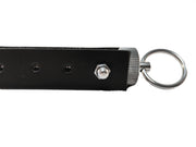 Black Label - Borsten Spanbanden - 2 stuks - Leer - Zwart-Laced-up.nl