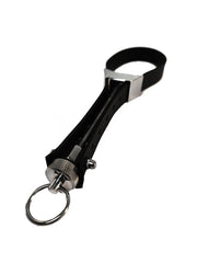 Black Label - Borsten Spanbanden - 2 stuks - Leer - Zwart-Laced-up.nl