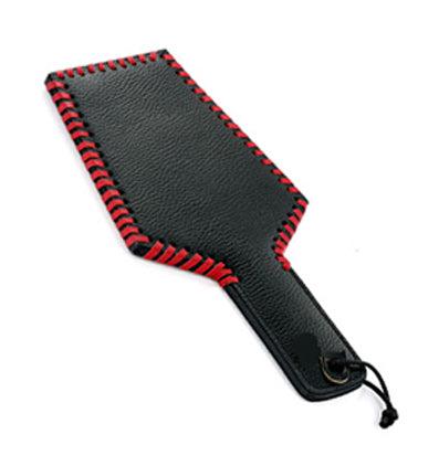 Black Label - Breites Lederpaddel - Laced-up.nl