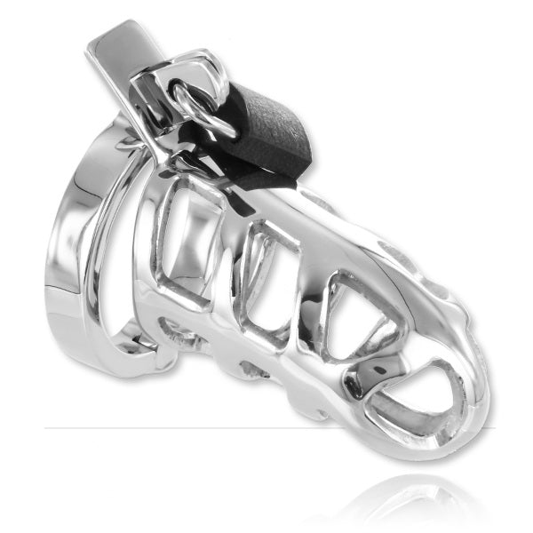 Black Label - Brutal - RVS - Kuisheidskooi met Slotje - Zilver-Laced-up.nl