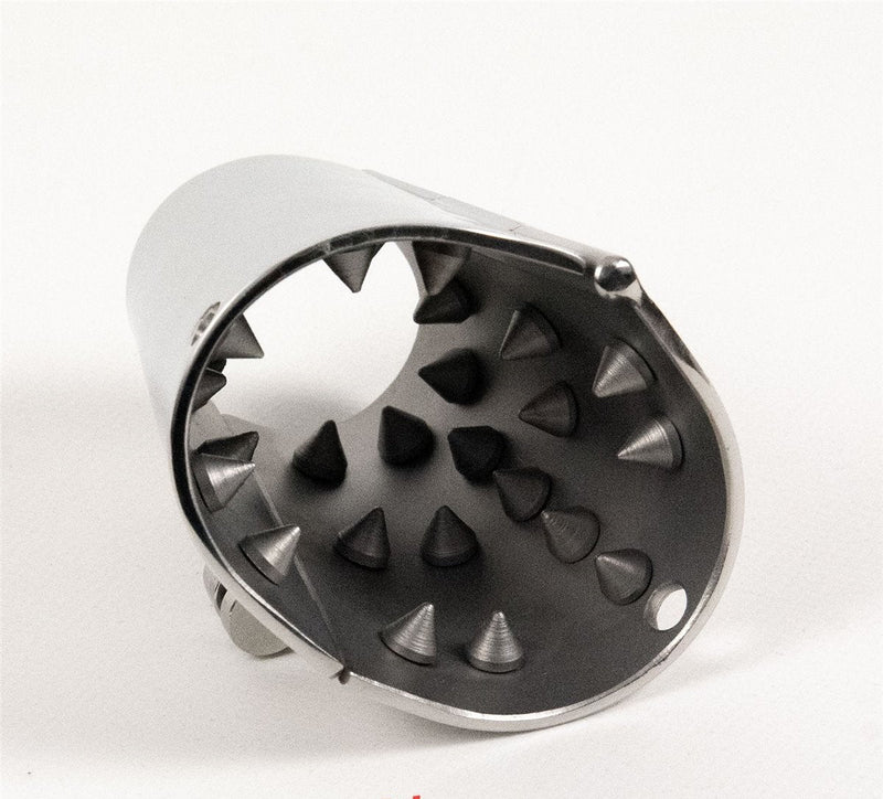 Black Label - CBT Ball Stretcher met Spijkers aan Binnenkant en Hangslotje-Laced-up.nl