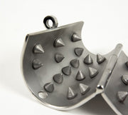 Black Label - CBT Ball Stretcher met Spijkers aan Binnenkant en Hangslotje-Laced-up.nl