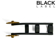Black Label - Cat Nail met Dubbel Pinwheel - Zwart/Goud-Erotiekvoordeel.nl