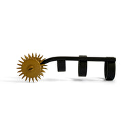Black Label - Cat Nail met Dubbel Pinwheel - Zwart/Goud-Erotiekvoordeel.nl