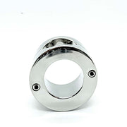 Black Label - Combi Cockring en Ball Stretcher - RVS-Laced-up.nl
