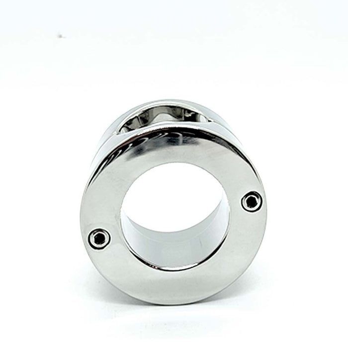 Black Label - Combi Cockring en Ball Stretcher - RVS-Laced-up.nl