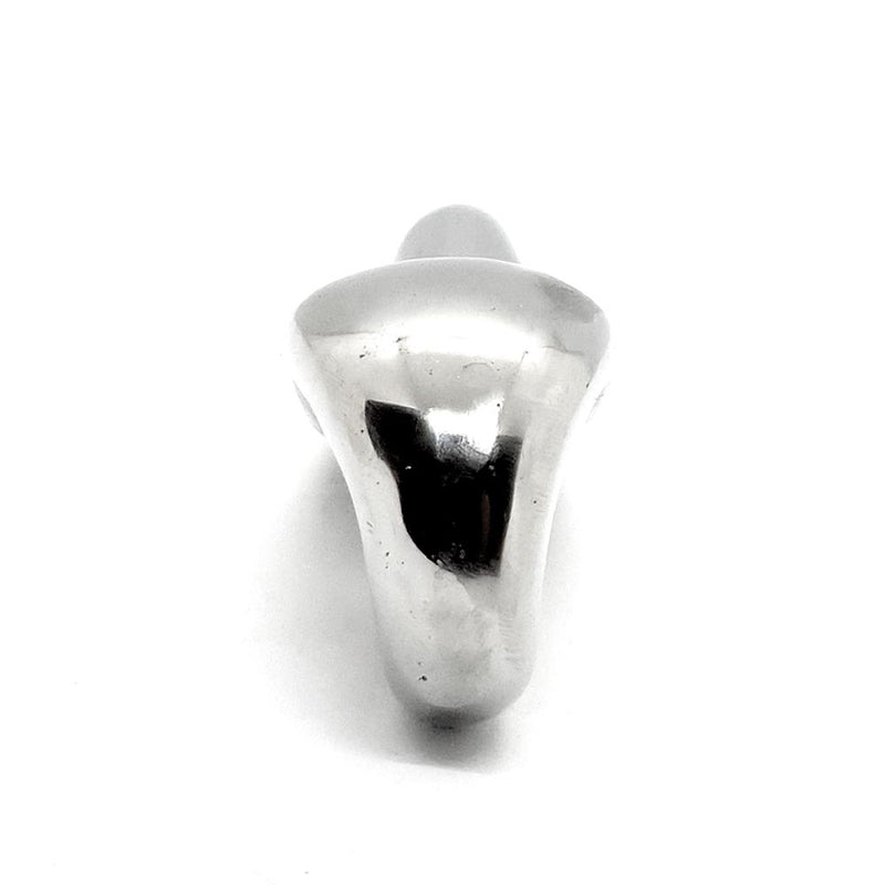 Black Label - Devil's Tongue - RVS Dildo-Laced-up.nl