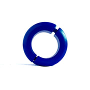 Black Label - Donut Ballstretcher - 20 x 35 mm - RVS - Mat Blauw-laced-up.nl