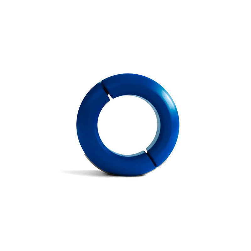 Black Label - Donut Ballstretcher - 30 x 35 mm - RVS - Mat Blauw-laced-up.nl