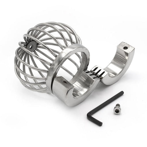Black Label - Extreme Ballstretcher Cage - Scrotum Kooi-Erotiekvoordeel.nl