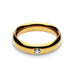 Black Label - Gouden Donut Cockring met Strass Versiering - RVS - Goud-Laced-up.nl