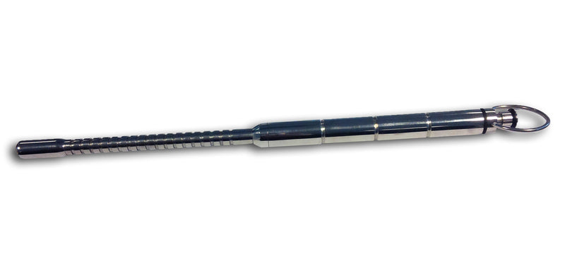 Black Label - Grooved Vibrerende Sound - 20 cm x 8 mm-Laced-up.nl