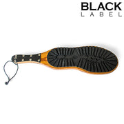 Black Label - Houten Paddle met Schoenzool-Erotiekvoordeel.nl