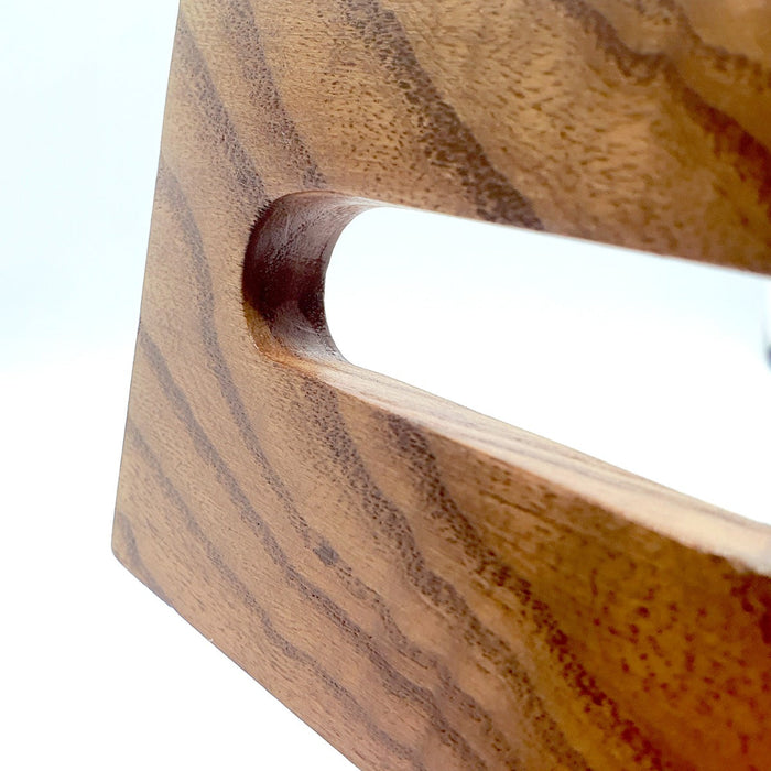 Black Label - Houten Straf Peddel met Sleuven-Laced-up.nl