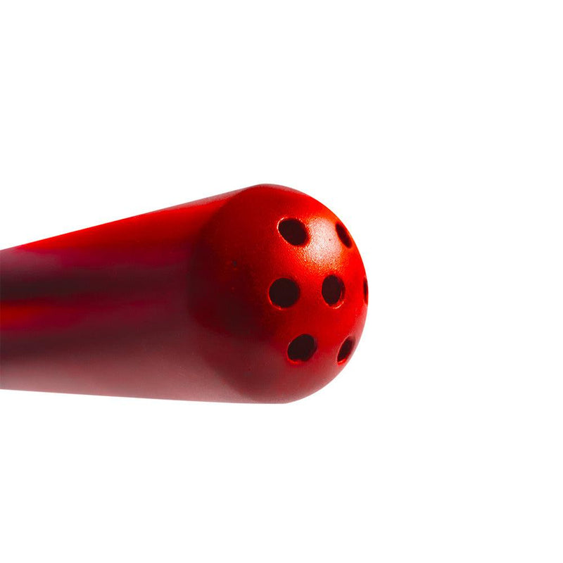 Black Label - Intimate Showerhead - Anal or Vaginal Hygiene - Stainless Steel - Matte Red - laced-up.nl