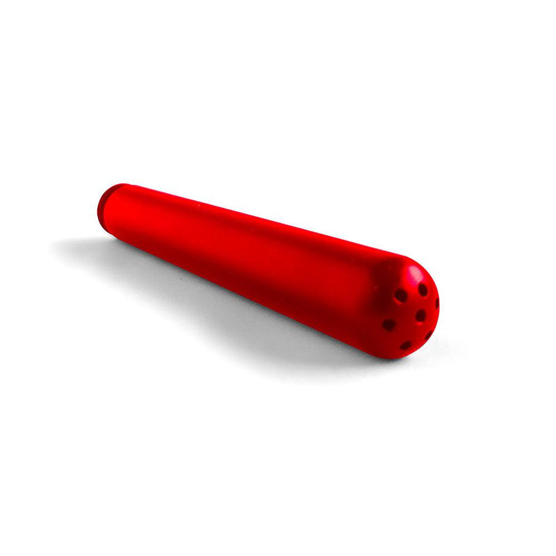 Black Label - Intimate Showerhead - Anal or Vaginal Hygiene - Stainless Steel - Matte Red - laced-up.nl