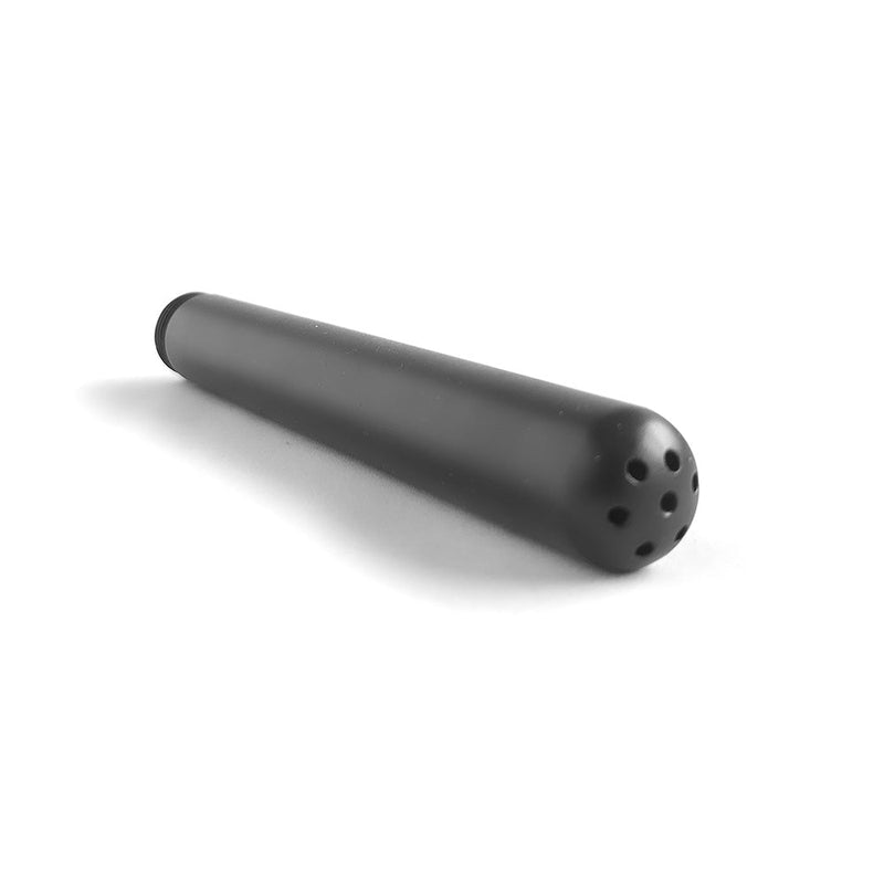 Black Label - Intimate Showerhead - Anal or Vaginal Hygiene - Stainless Steel - Matte Black - laced-up.nl