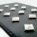 Black Label - Lederen Paddle met Studs - Zwart-Laced-up.nl