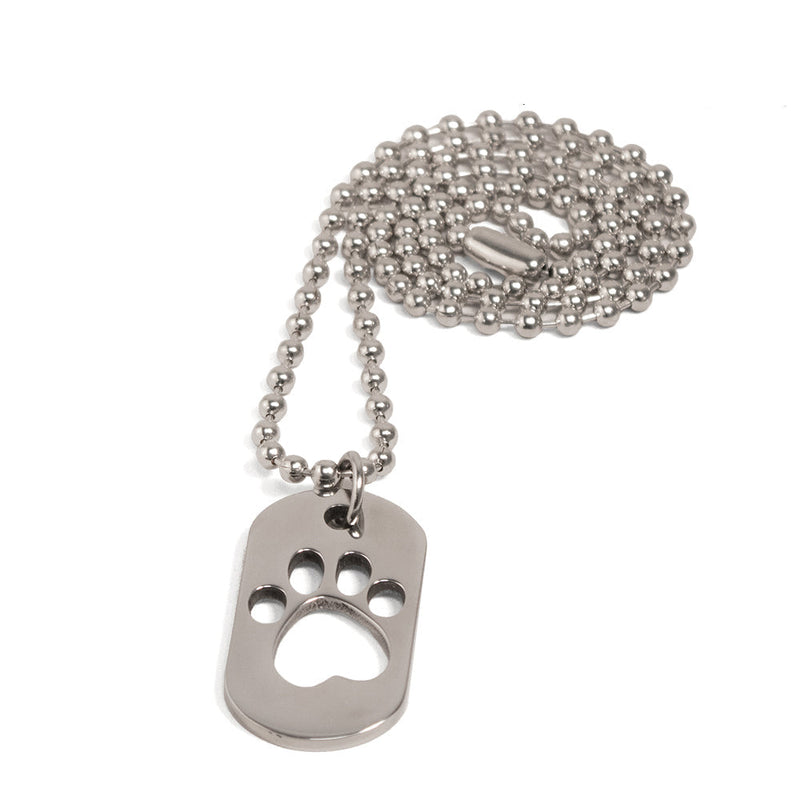 Black Label - PAW - Kink Fetish Dog Tag - Day Collar - Laced-up.nl