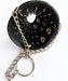 Black Label - Parachute Ball Stretcher met Spijkers en Slotje - Leer - Zwart-Laced-up.nl