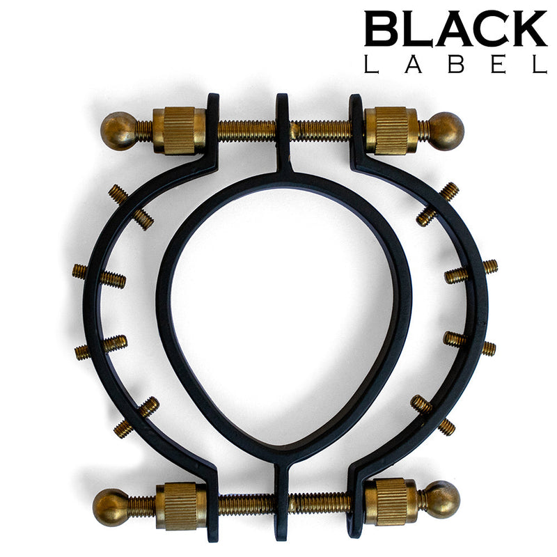 Black Label - Pince vaginale 2.0 - Pince vaginale à pointes - Noir/Or-Laced-up.nl