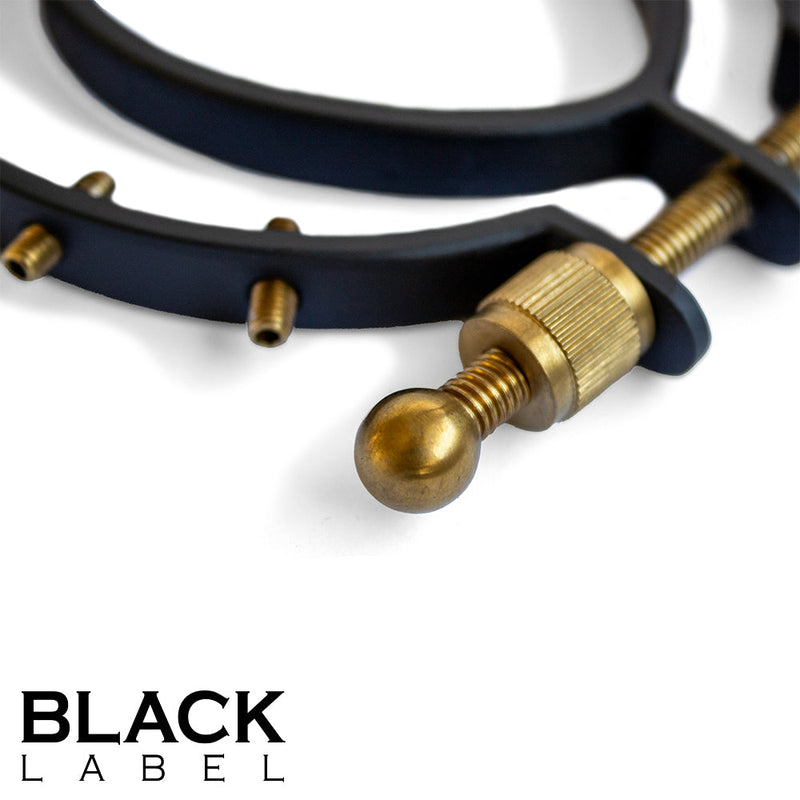 Black Label - Pince vaginale 2.0 - Pince vaginale à pointes - Noir/Or - Laced-up.nl