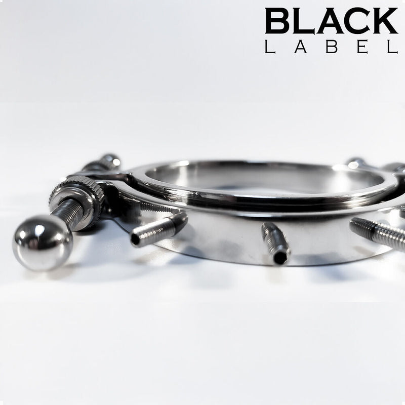 Black Label - Pussy Klem met Spikes - RVS-Erotiekvoordeel.nl