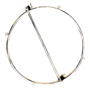 Black Label - RVS Bondage Ring met Afneembare Stang-laced-up.nl