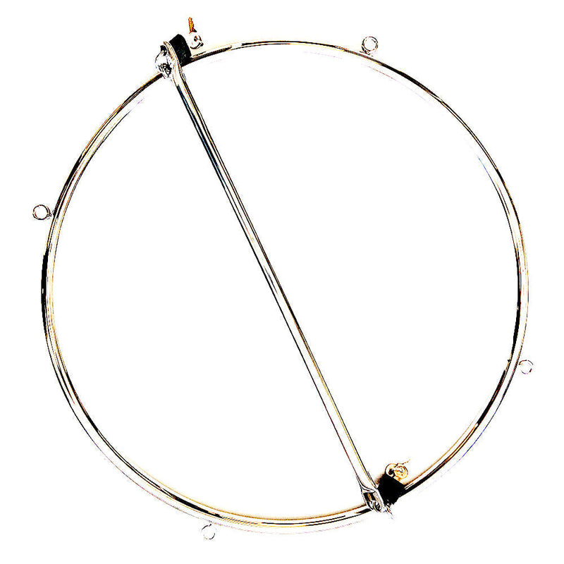 Black Label - RVS Bondage Ring met Afneembare Stang-laced-up.nl