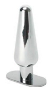 Black Label - RVS Buttplug-Erotiekvoordeel.nl