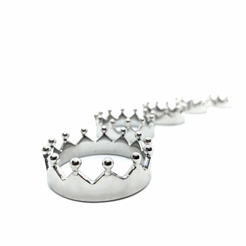 Black Label - RVS Cock Crown - Diverse diameters-laced-up.nl