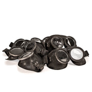 Black Label - Rubber Army Goggles - Fetish & Rubber Accessoire - Zwart-Erotiekvoordeel.nl